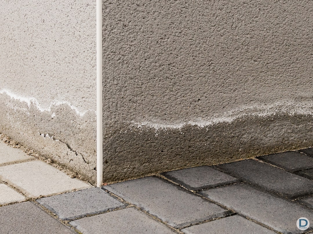 Humidité mur extérieur enduit
